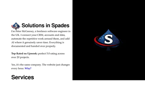 Split home page